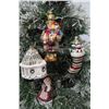 Image 2 : Qty 4 Christmas Tree Ornaments: Carolers, Snowmen, Igloo & Santa