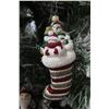 Image 8 : Qty 4 Christmas Tree Ornaments: Carolers, Snowmen, Igloo & Santa