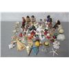 Image 2 : Approx. 45 Hawaiian Christmas Tree Ornaments: Angels, Starfish, Hula, etc