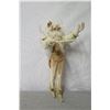 Image 2 : Santa in Fur Coat & Hat Signed Lynn West 2012 - 16" Tall