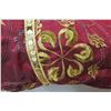 Image 8 : Frontgate Holiday Collection Floral Red/Gold Embroidered Christmas Tree Skirt