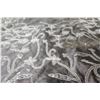 Image 8 : Sudha Floral Silver Beaded & Embroidered Christmas Tree Skirt