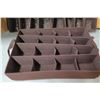 Image 8 : Ornament Storage Box w/ 3 Trays for Multiple Ornaments & Lid 22" x 14" Ht