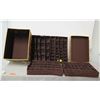 Image 1 : Ornament Storage Box w/ 3 Trays for Multiple Ornaments & Lid 22" x 14" Ht