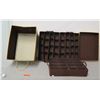 Image 1 : Frontgate Ornament Storage Box w/ 3 Trays for Ornaments & Lid 22" x 14" Ht