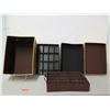 Image 2 : Frontgate Ornament Storage Box w/ 3 Trays for Ornaments & Lid 22" x 14" Ht