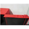 Image 11 : Frontgate Red Ornament Storage Box w/  Lid 32"x 18"x23"