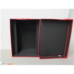 Frontgate Red Ornament Storage Box w/  Lid 32"x 18"x23"