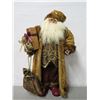 Image 2 : Tucks Santa in Beaded Coat & Hat w/ Presents, 36" Tall
