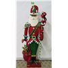 Image 1 : Life-Size Metal Santa w/ Gifts (Over 6ft Tall)