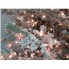 Image 10 : Full-Size Artificial Flocked & Lighted Christmas Tree