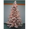 Image 14 : Full-Size Artificial Flocked & Lighted Christmas Tree