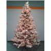 Image 20 : Full-Size Artificial Flocked & Lighted Christmas Tree