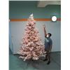 Image 21 : Full-Size Artificial Flocked & Lighted Christmas Tree
