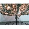 Image 8 : Full-Size Artificial Flocked & Lighted Christmas Tree