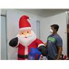 Image 10 : Life-Size Air Blown Santa & Penguins on Mailbox Yard Decorations