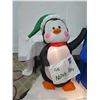 Image 14 : Life-Size Air Blown Santa & Penguins on Mailbox Yard Decorations