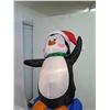 Image 18 : Life-Size Air Blown Santa & Penguins on Mailbox Yard Decorations