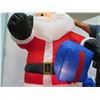 Image 8 : Life-Size Air Blown Santa & Penguins on Mailbox Yard Decorations
