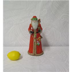 Schmid Musical Collectibles Santa w/ Basket of Toys, Approx. 11.5" Tall