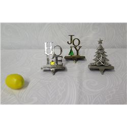 Qty 3 Stocking Hooks