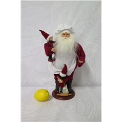 Santa 'Baking Chef' with Two Elves, Approx. 16" Tall
