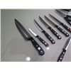 Image 2 : Wusthof Classic 10 Pc Knife Set w/ Natural Wood Block Holder