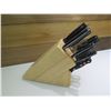 Image 8 : Wusthof Classic 10 Pc Knife Set w/ Natural Wood Block Holder
