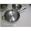 Image 2 : Qty 3 Williams Sonoma Hestan Italy Thermo-Clad Fry Pans (1 w/ Lid)
