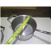 Image 8 : Qty 2 All-Clad Metalcrafters Stainless Steel 9" Stock Pots (1 w/ Lid)