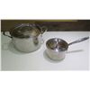 Image 1 : Qty 2 Williams Sonoma Hestan Italy Thermo-Clad Pots w/ Lids 7"/11"