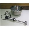Image 1 : All-Clad Metalcrafters Stainless Steel Handheld Immersion Blender & Bowl