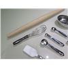 Image 3 : Misc Utensils: Measuring Cups, Teaspoon Set, Whisk, Spatula, Scoop, etc