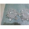 Image 2 : Qty 3 Shannon Crystal Glass Lotus Flower Candle Holders