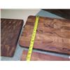 Image 8 : Qty 3 Wooden Chopping Boards - 15"x10" / 20"x14" / 16"x12"
