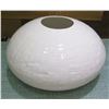 Image 1 : Round White Vase Container 15" Diameter