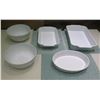 Image 1 : Qty 5 White Bakeware - Pillivuyt France, Apilco, etc. Misc Shapes & Size