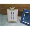 Image 2 : Qty 3 Photo Frames - 2 Blue Williams Sonoma & Tozai Shell Frame