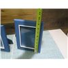 Image 8 : Qty 3 Photo Frames - 2 Blue Williams Sonoma & Tozai Shell Frame