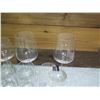 Image 2 : Misc Glassware: 9 Hi-Ball Glasses, 3 Tea Glasses, 3 Wine Glasses