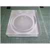 Image 2 : Alexandra Von Furstenberg Glass Cocktail Tray 9" Square