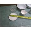 Image 11 : Qty 3 Misc Bowls, Creamer, Porcelain & Glass Coffee Cup & Saucer