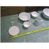 Image 8 : Qty 3 Misc Bowls, Creamer, Porcelain & Glass Coffee Cup & Saucer