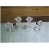Image 2 : Qty 4 Marquis by Waterford Lead Crystal Candle Holders 6" & 8" High