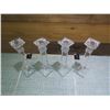 Image 2 : Qty 4 Marquis by Waterford Lead Crystal Candle Holders 10" High