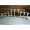 Image 1 : Qty 9 Marquis by Waterford Lead Crystal Candle Holders 3 Heights