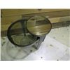 Image 2 : Black 2 Tier Round End Table 21"x12"x21" High