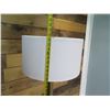 Image 8 : Scott Portable Luminaire Gold Colored Floor Lamp w/ White Shade 63" High