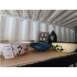 Vase & Serving Bowls