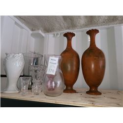 Assortment of Decorative Vases